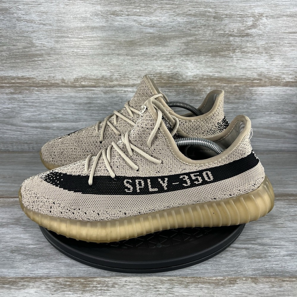 Yeezy Men's Boost 350 V2 Slate Athletic Sneakers Size 11